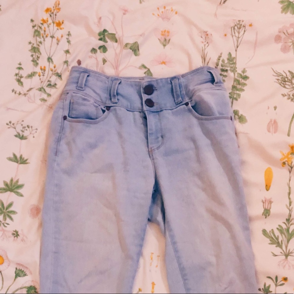 Lightwash High Waisted Jeggings